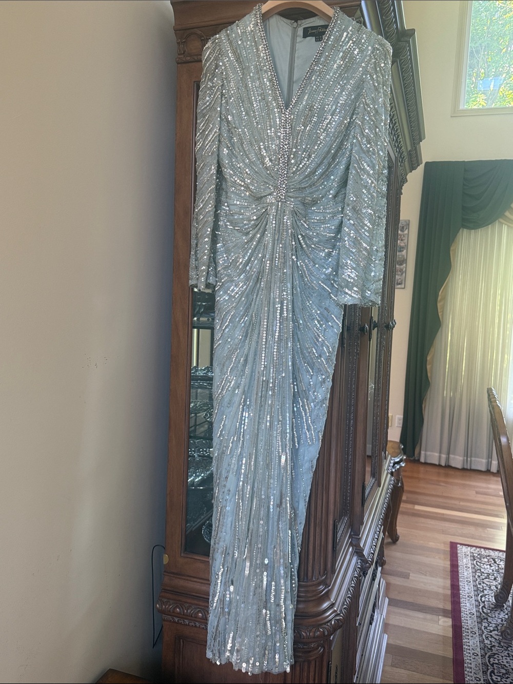 Jenny Packman Beaded Gown